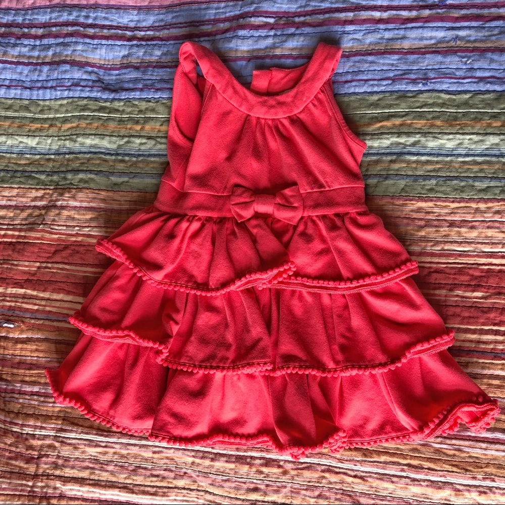 Kate Spade pink tiered dress